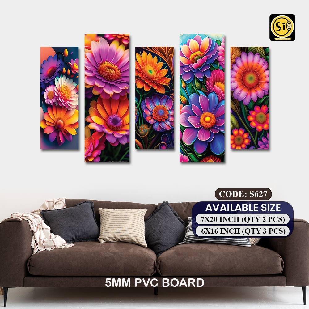 Wall Split Canvas (5 part)-Code627