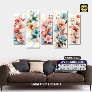 Wall Split Canvas (5 part)-Code623
