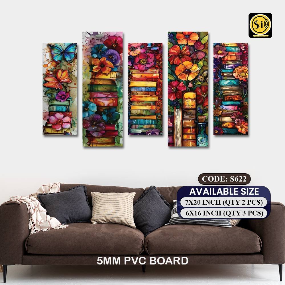 Wall Split Canvas (5 part)-Code622