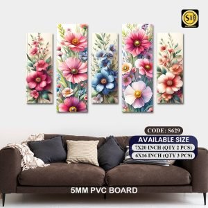 Wall Split Canvas (5 part)-Code629