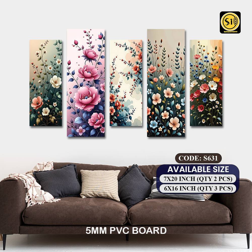 Wall Split Canvas (5 part)-Code631