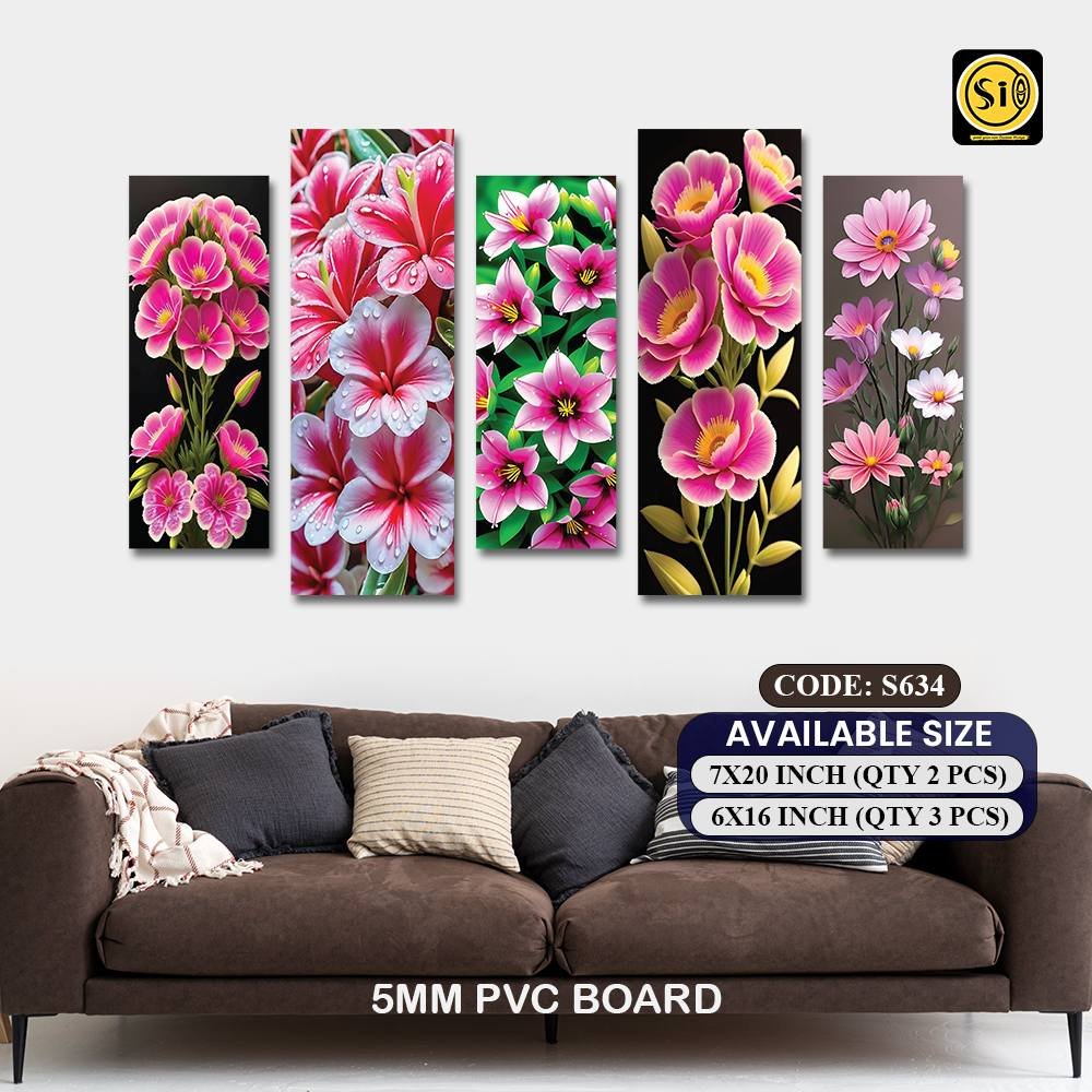 Wall Split Canvas (5 part)-Code634