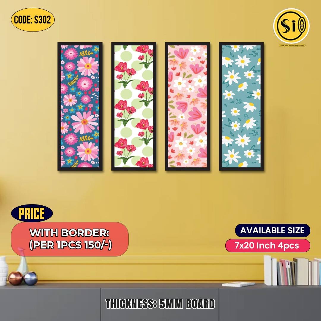 Wall Split Canvas (4 part)-Code302