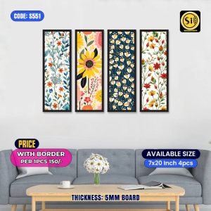 Wall Split Canvas (4 part)-Code551
