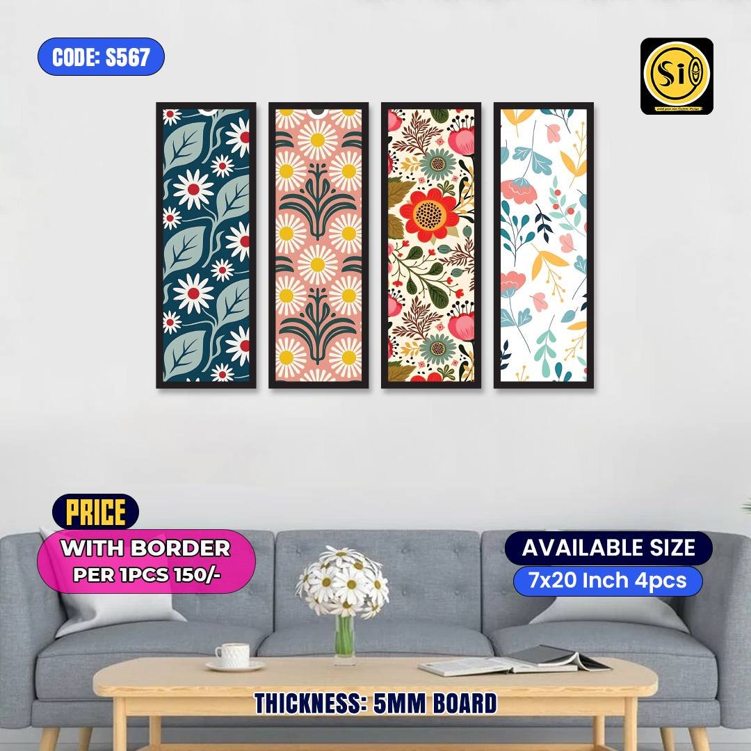 Wall Split Canvas (4 part)-Code567