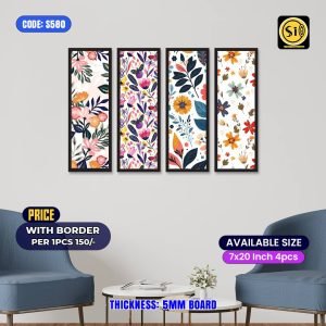 Wall Split Canvas (4 part)-Code580