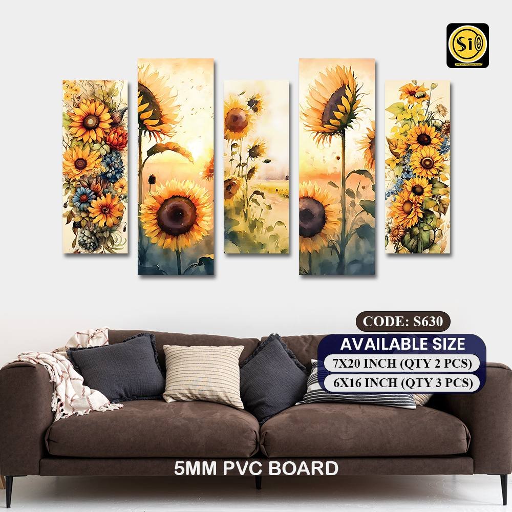 Wall Split Canvas (5 part)-Code630