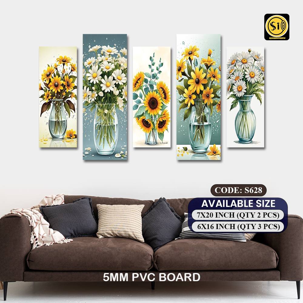Wall Split Canvas (5 part)-Code628