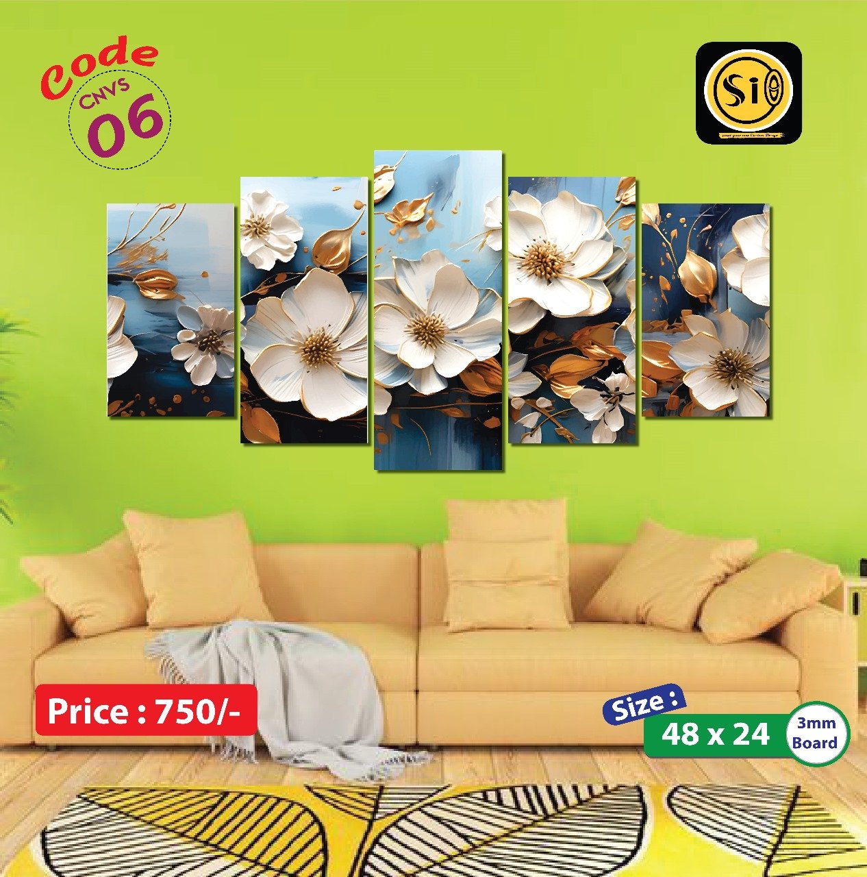 Wall Canvas Code-06