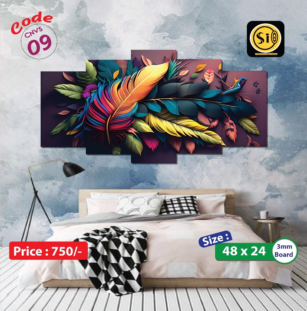Wall Canvas Code-09