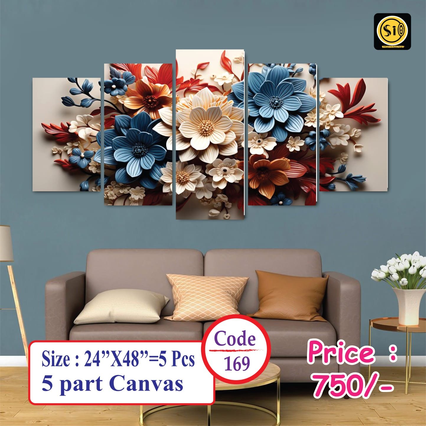 Wall Canvas Code-169