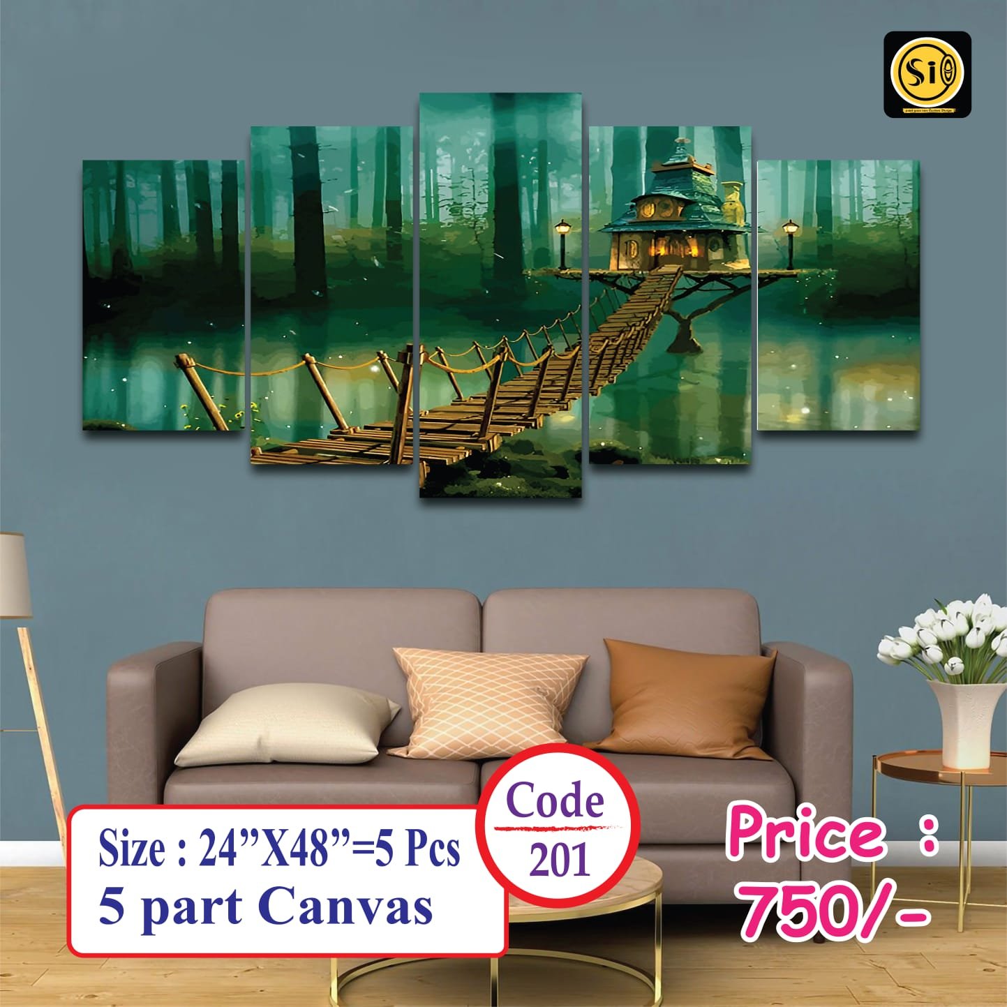 Wall Canvas Code-201