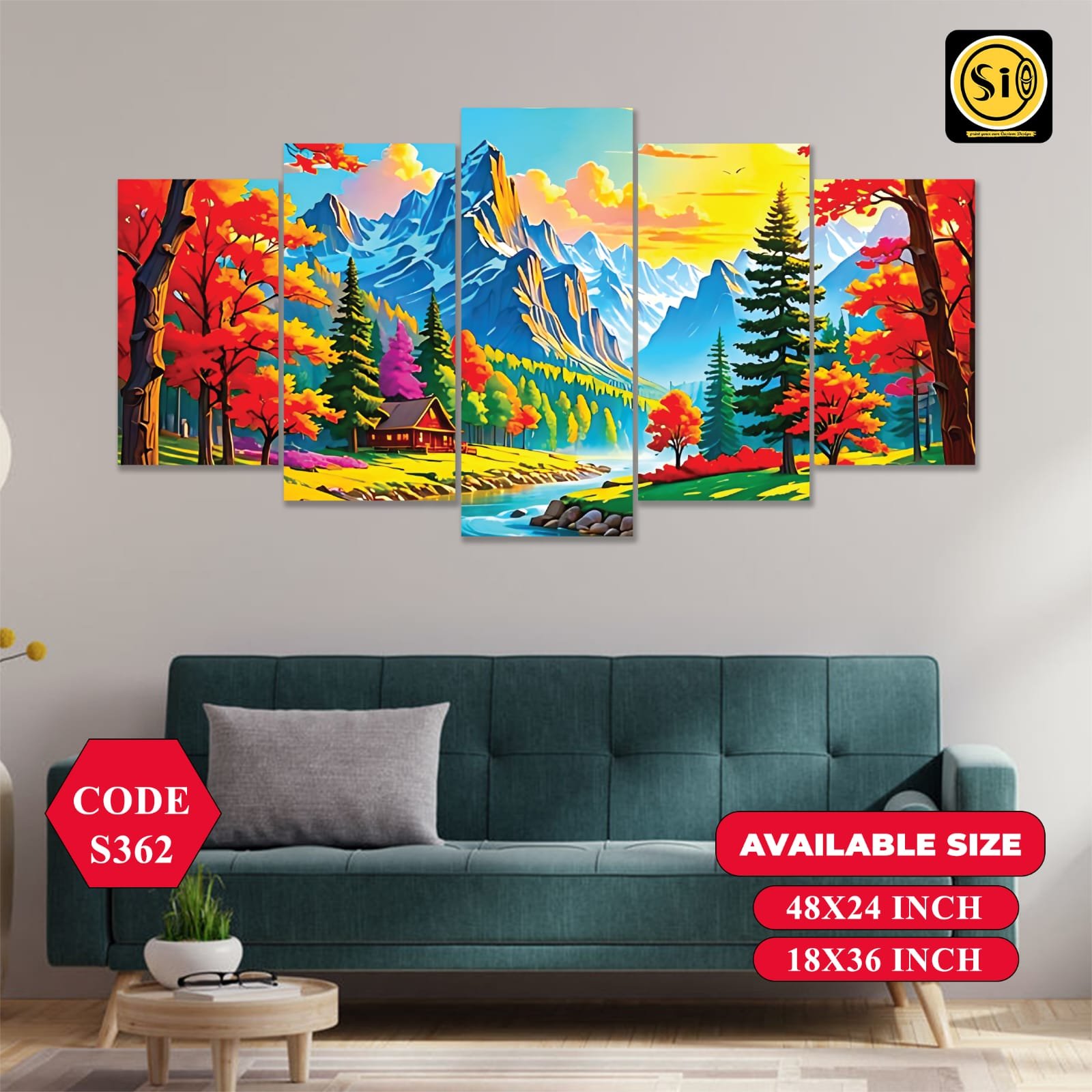 Wall Canvas Code-S362