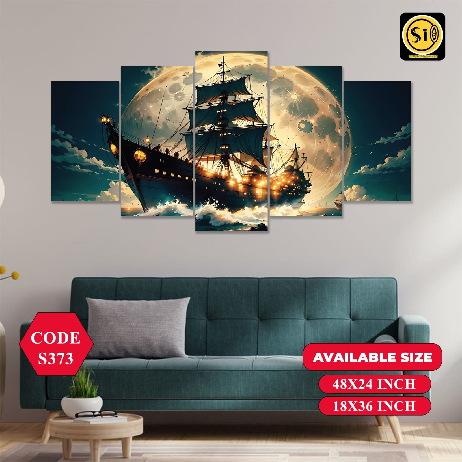 Wall Canvas Code-S373
