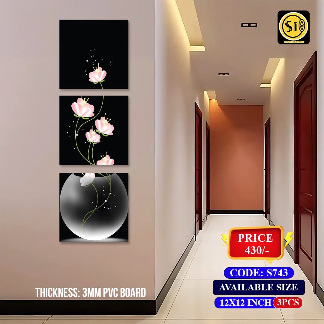 Wall Split Canvas (3 part)-Code S743