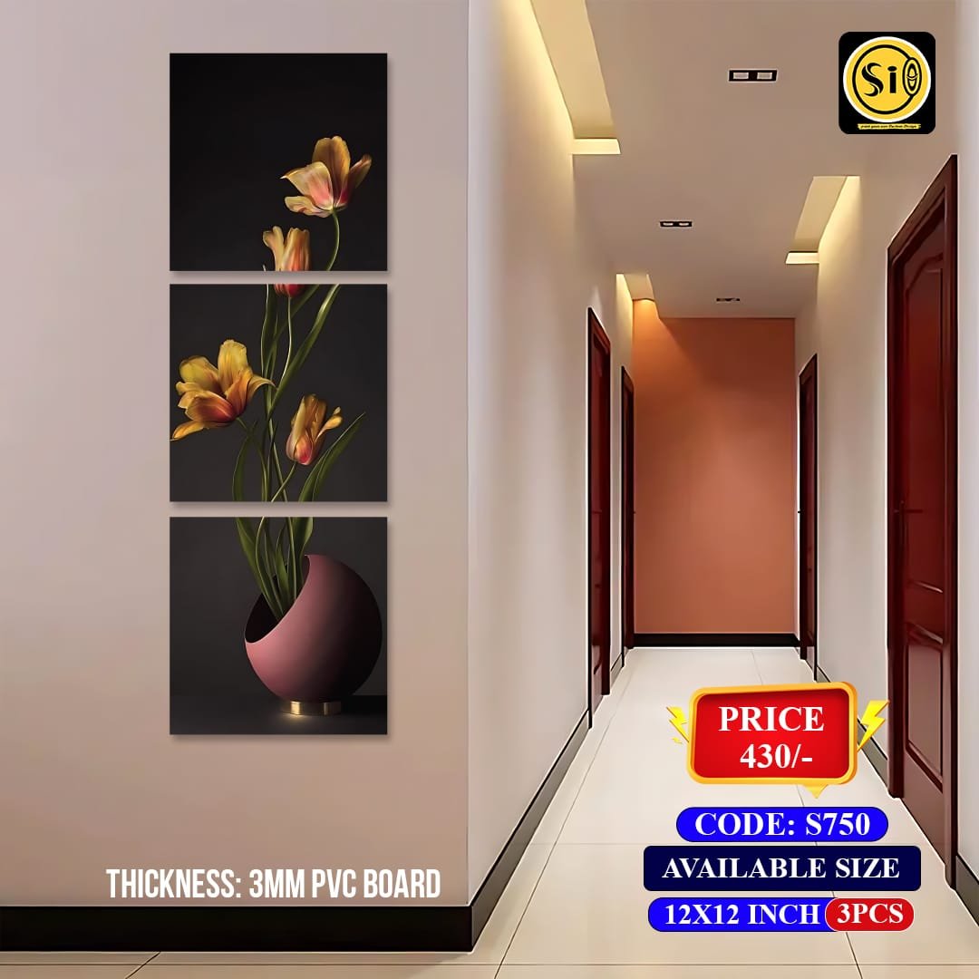 Wall Split Canvas (3 part)-Code S750