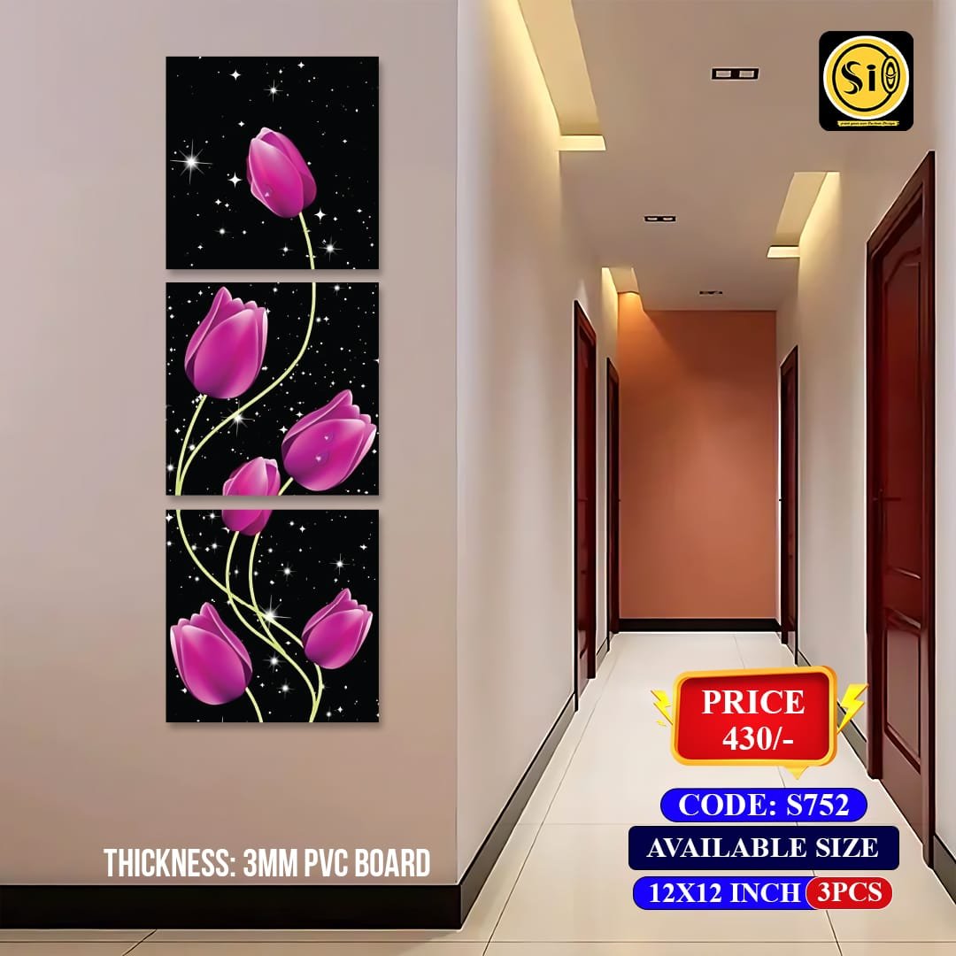 Wall Split Canvas (3 part)-Code S752