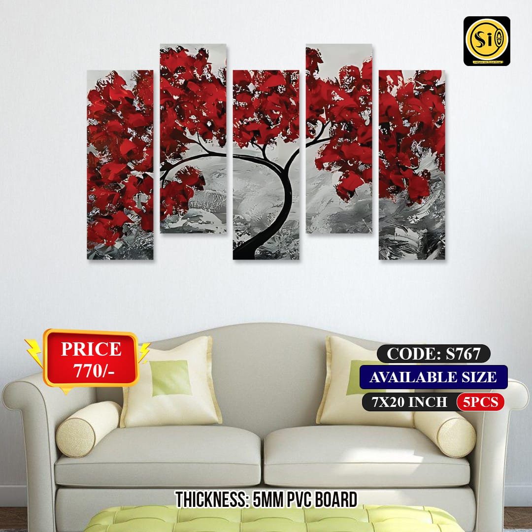 Wall Split Canvas (5 part)-Code S767