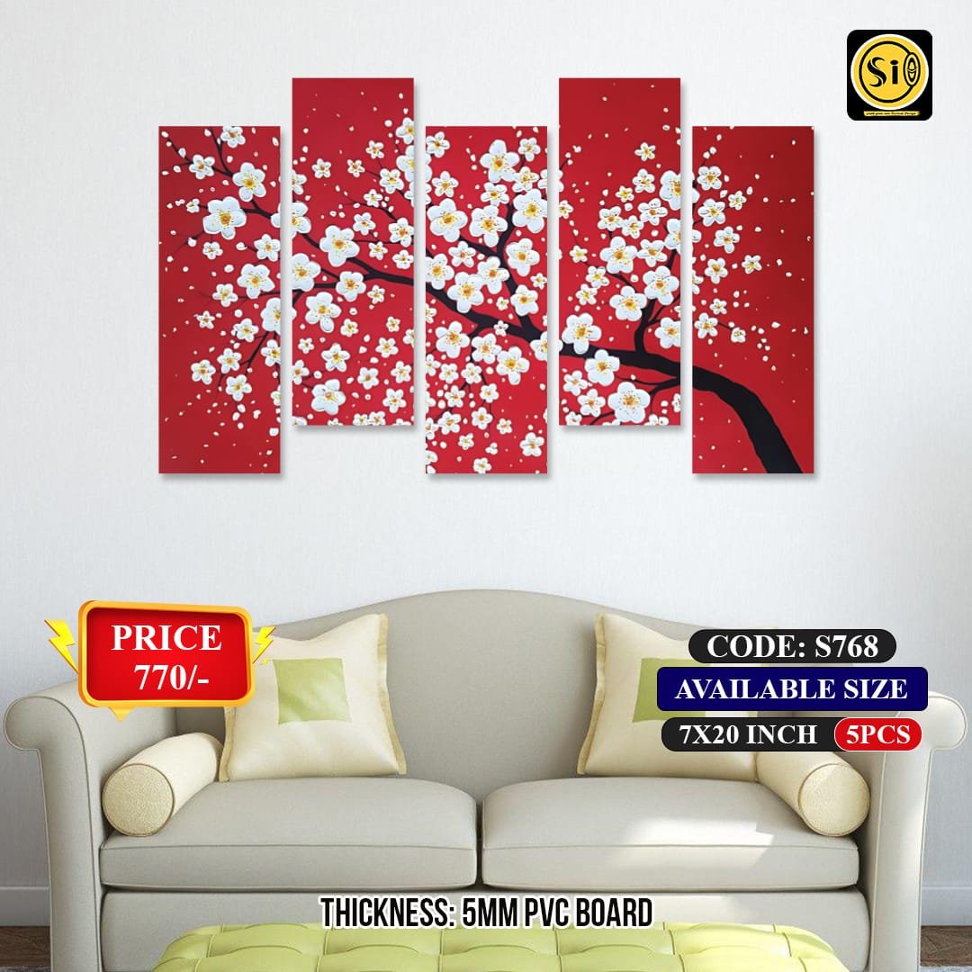 Wall Split Canvas (5 part)-Code S768